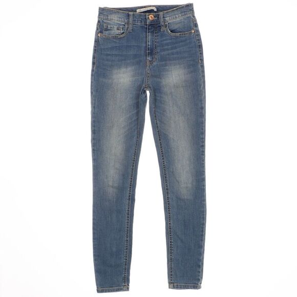 American Rag High Rise Skinny Jeans Size 5 Juniors Blue Stretch Measures 25x27.5 - Picture 1 of 10